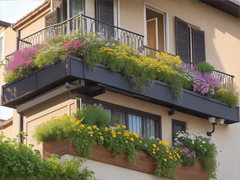 balcony herb garden design ideas