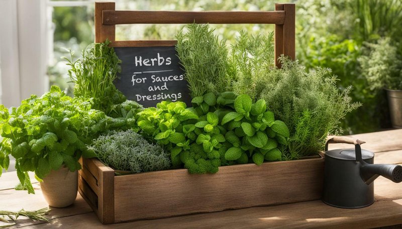 how to grow herbs for sauces and dressing